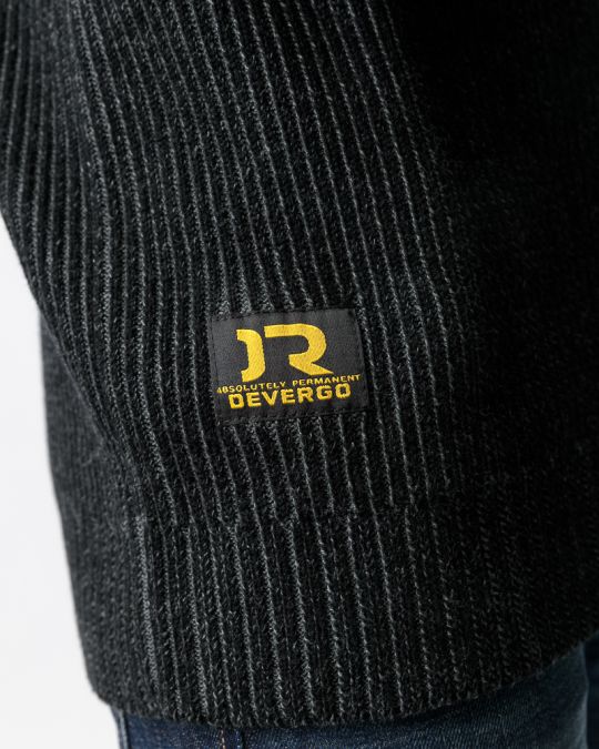 FEKETE FÉRFI KÖTÖTT PULÓVER 1D23FW6004LS1101