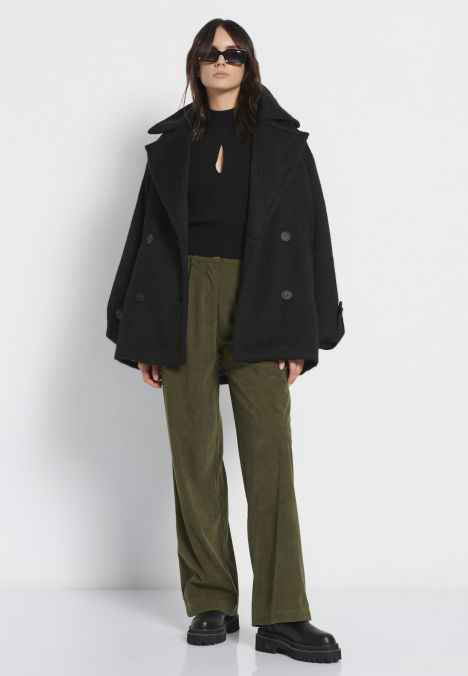 FEKETE FUNKY BUDDHA NŐI PULÓVER FBL008-109-09 23FW