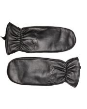 BLACK WOMEN'S LEATHER GLOVES
