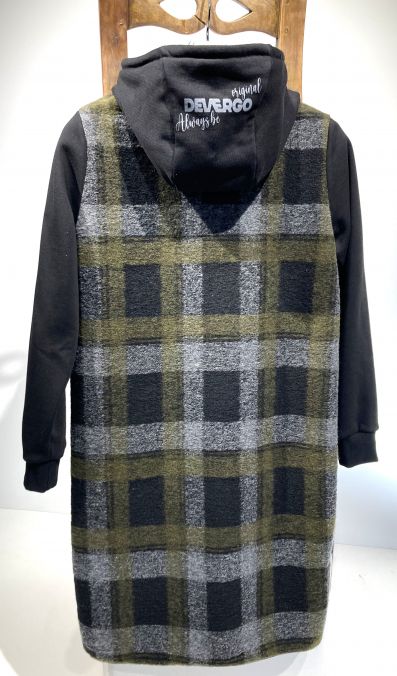 FEKETE NŐI ÁTMENETI KABÁT 2D23FW7588KA8101