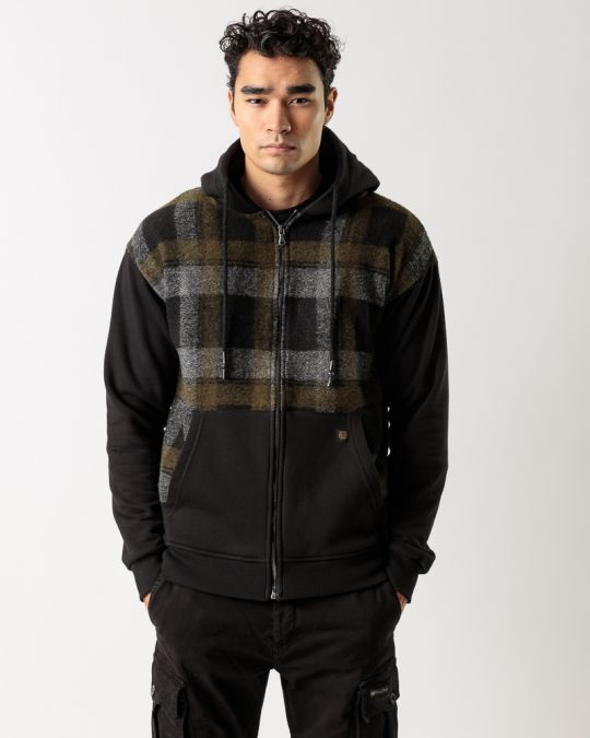 FEKETE FÉRFI ÁTMENETI KABÁT 1D23FW7024KA8101