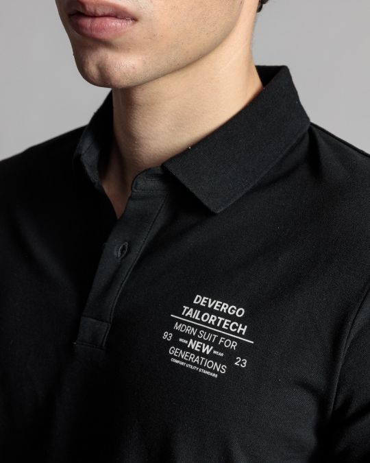 BLACK MEN'S T-SHIRT 1D24SS4059SS2405