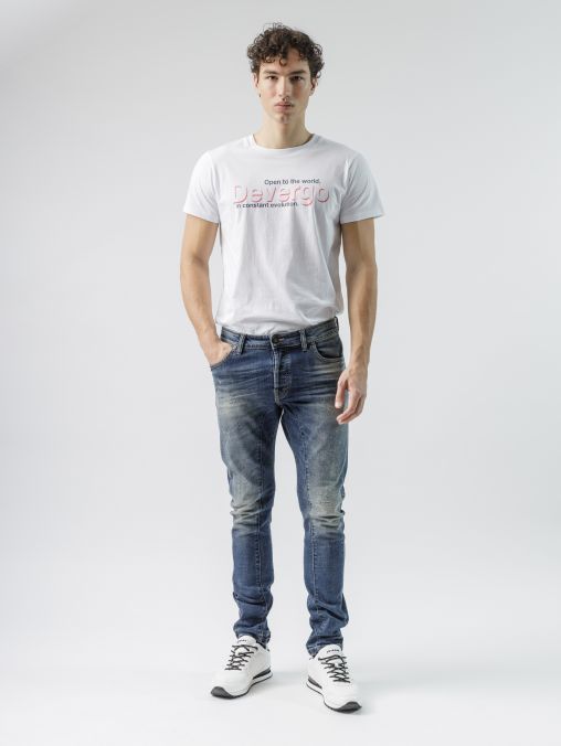 INDIGO MEN'S JEANS - NEW TYLER 24111 1J24SS0034LP7664ST