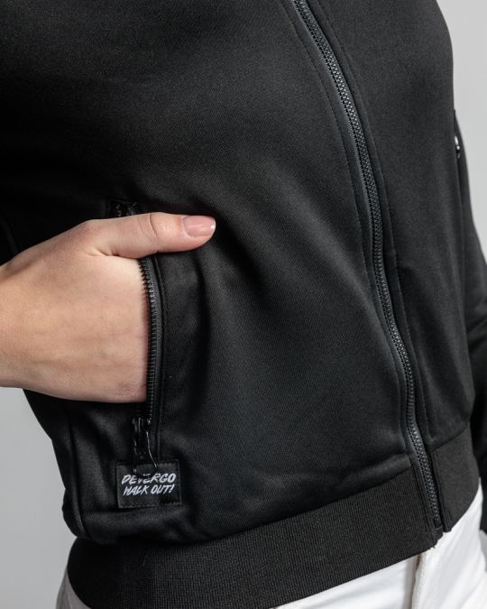 FEKETE NŐI CIPZÁRAS PULÓVER 2D24SS4580KA0701