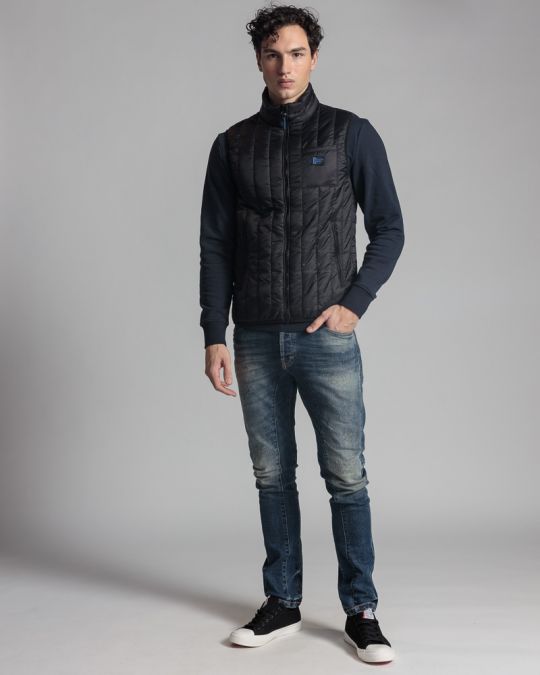 FEKETE FÉRFI MELLÉNY 1D24SS7003SL1600