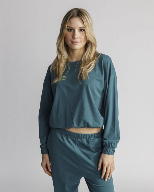 PETROLKÉK NŐI PULÓVER 2D24SS4593LS0224