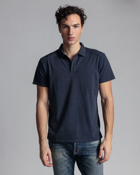 BLUE MEN'S T-SHIRT 1D24SS4024SS0106