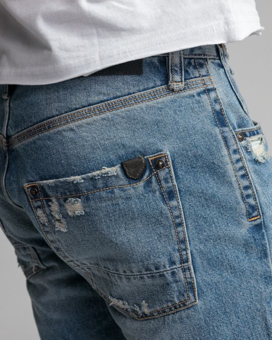 INDIGO FÉRFI FARMER RÖVIDNADRÁG - FRANK SHORTS 24114 1J24SS0053MP2674ST