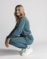 PETROLKÉK NŐI PULÓVER