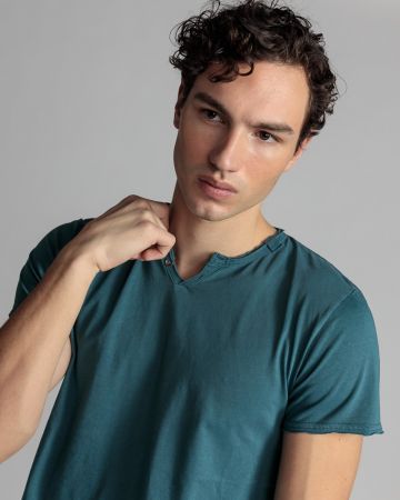 ZÖLD FÉRFI PÓLÓ 1D24SS4046SS0106