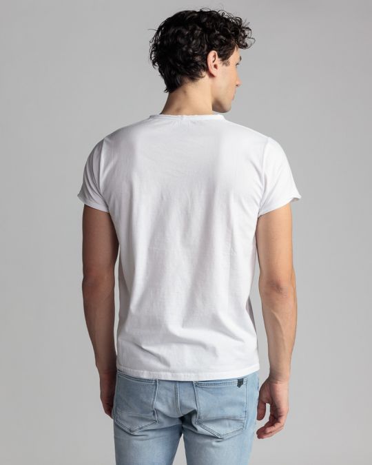 WHITE MEN'S T-SHIRT 1D24SS4046SS0105