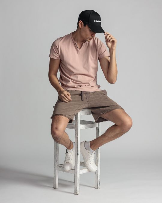 RÓZSASZÍN FÉRFI PÓLÓ 1D24SS4046SS0106