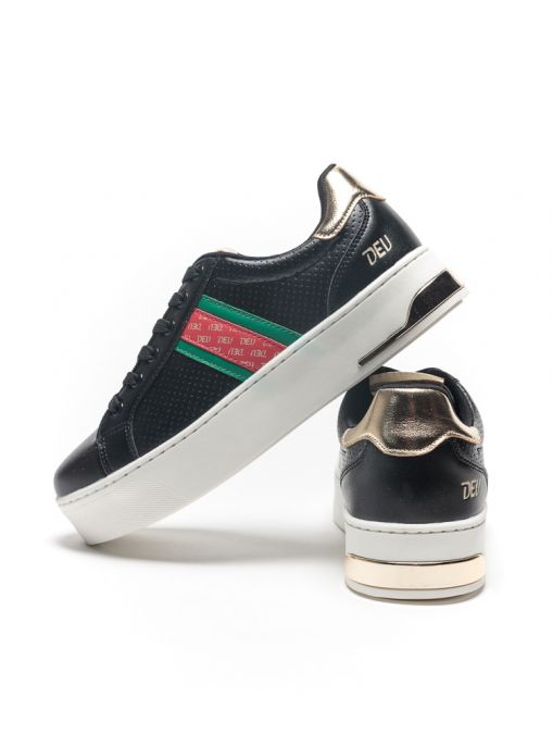 FEKETE NŐI SNEAKER - HÉRA DE24SS5504PU