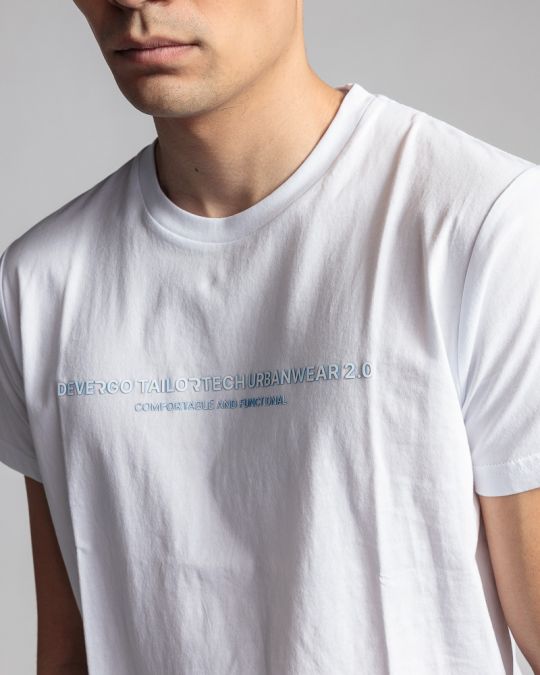 WHITE MEN'S T-SHIRT 1D24SS4056SS0105