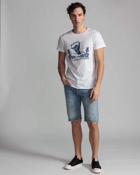 INDIGO FÉRFI FARMER RÖVIDNADRÁG - FRANK SHORTS 24114 1J24SS0053MP2674ST