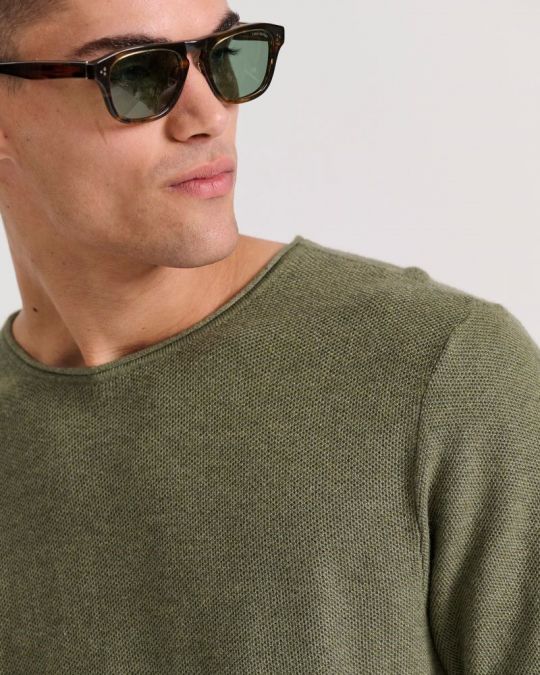 KHAKI FUNKY BUDDHA FÉRFI PÓLÓ FBM009-003-09 24SS