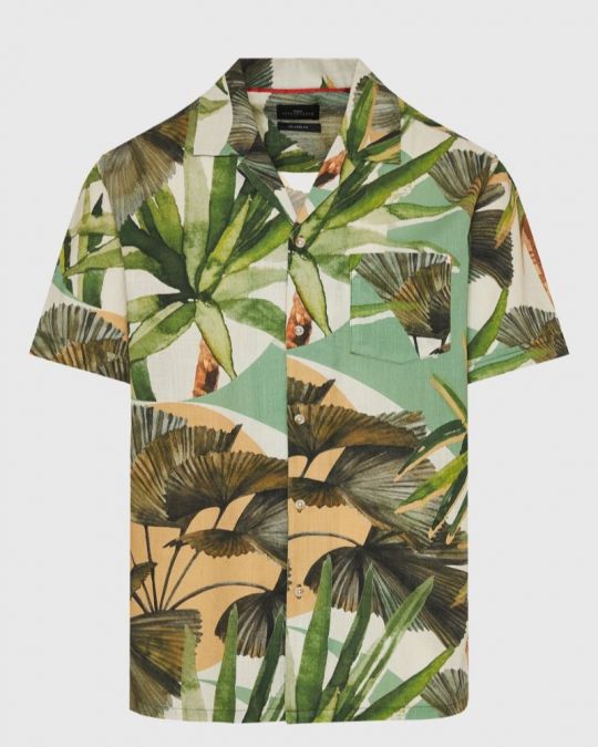 FUNKY BUDDHA  MEN'S SHIRT FBM009-031-05 24SS