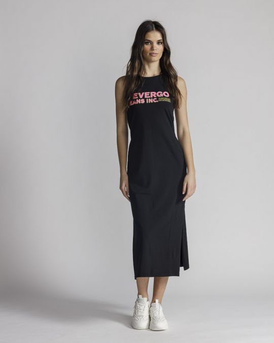 FEKETE NŐI HOSSZÚ RUHA 2D24SS9514DR0205