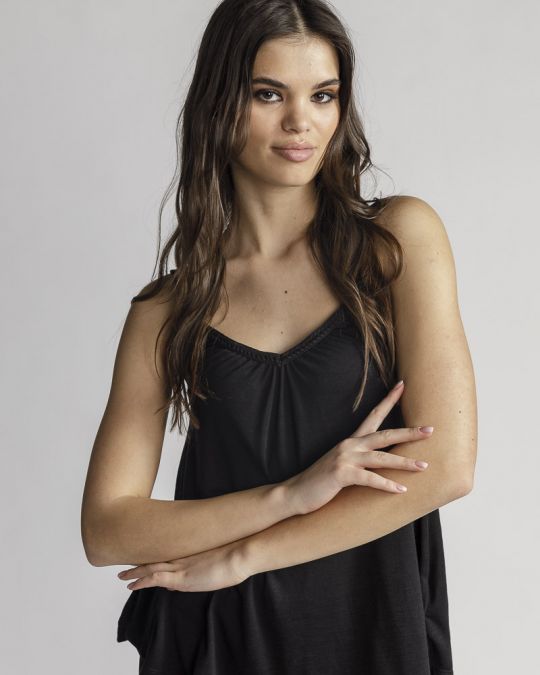 FEKETE NŐI TOP 2D24SS4500SL3801