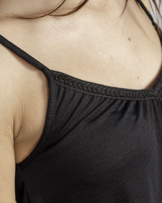 FEKETE NŐI TOP 2D24SS4500SL3801