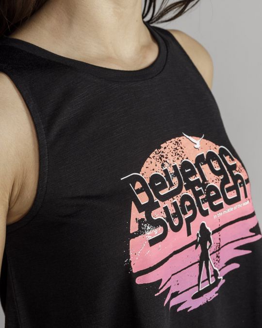 BLACK WOMEN'S TOP 2D24SS4501SL0105