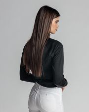 FEKETE NŐI CIPZÁRAS PULÓVER