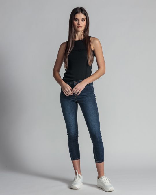 FEKETE NŐI TOP 2D24SS4509SL3305