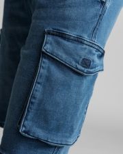 BLUE MEN'S JOGJEAN SHORTS