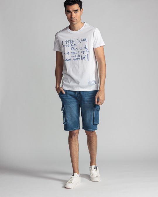 KÉK FÉRFI JOGJEANS RÖVIDNADRÁG 1D24SS1130MP7164