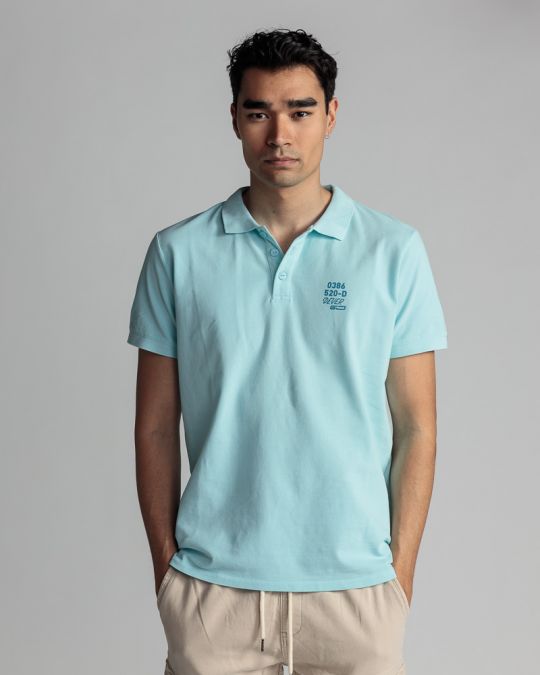 KÉK FÉRFI GALLÉROS PÓLÓ 1D24SS4062SS2424