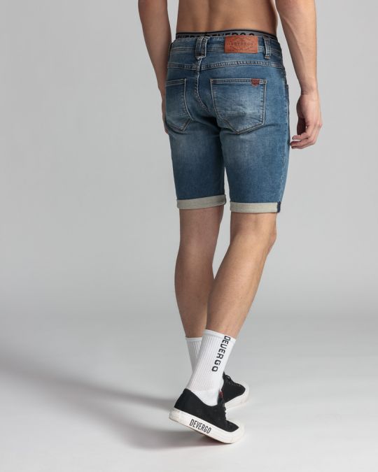 KÉK FÉRFI JOGJEANS RÖVIDNADRÁG 1D24SS1131MP7164