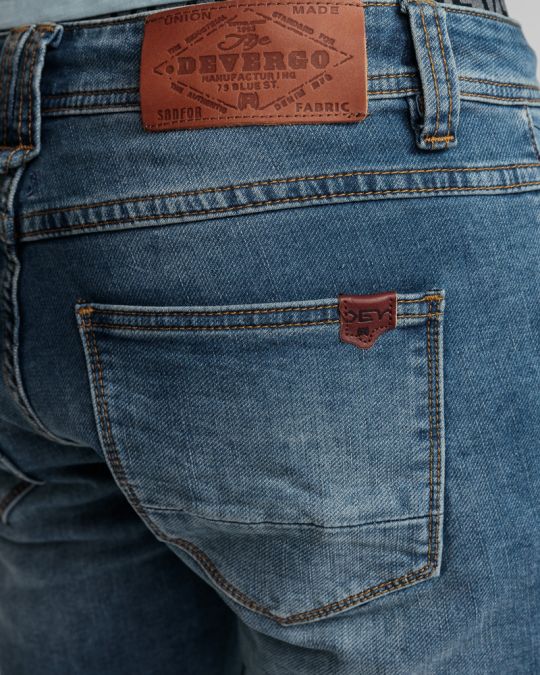 KÉK FÉRFI JOGJEANS RÖVIDNADRÁG 1D24SS1131MP7164