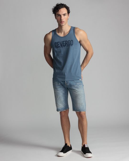 KÉK FÉRFI TRIKÓ 1D24SS4012SL0105