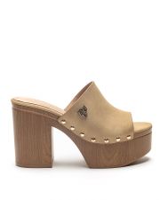 BROWN WOMEN'S HIGH HEELS - LENA