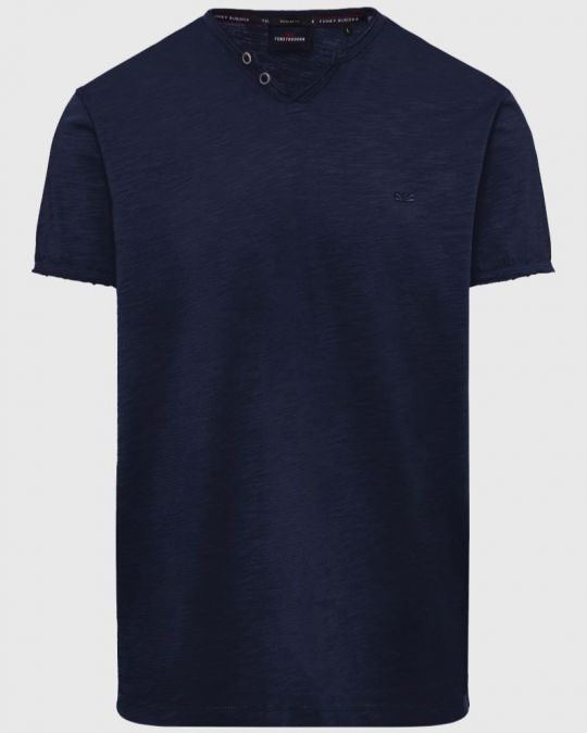 KÉK FUNKY BUDDHA FÉRFI PÓLÓ FBM009-004-04 24SS