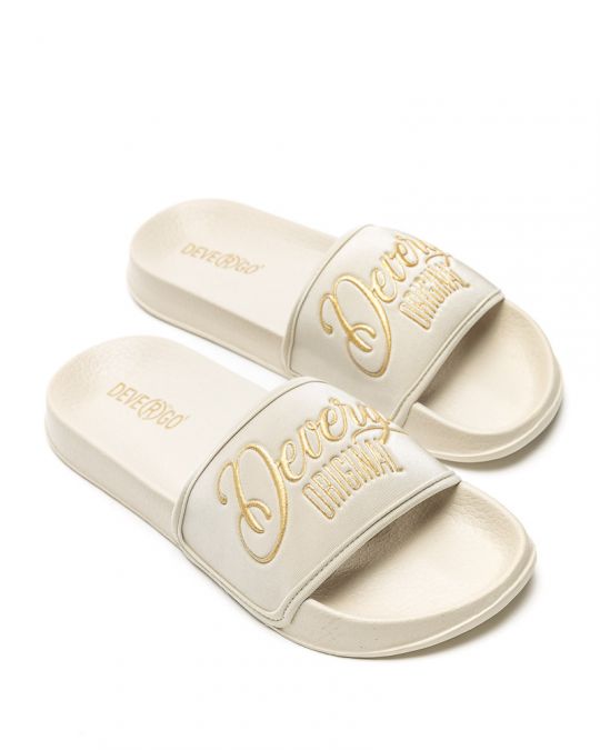 BEIGE WOMEN'S SLIDES - PETRA DE24SS2520EV