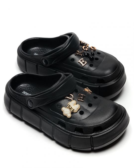 FEKETE NŐI PAPUCS - MILLIE DE24SS2571EV