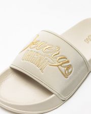 BEIGE WOMEN'S SLIDES - PETRA