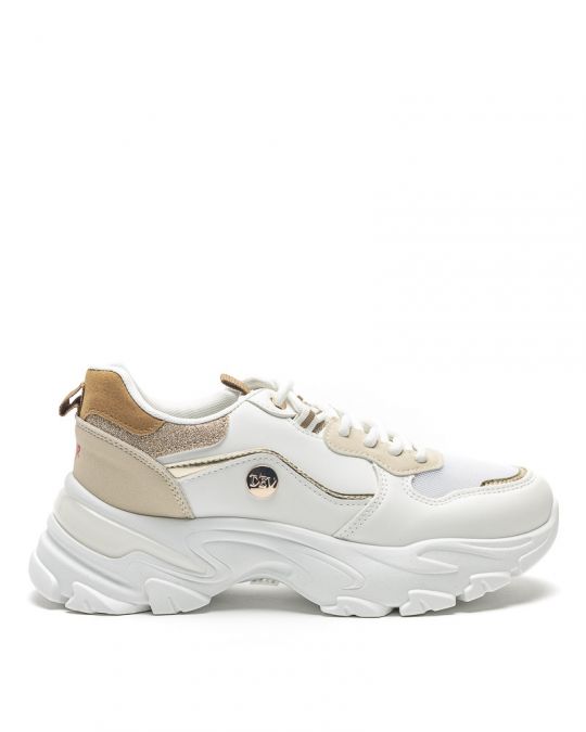 FEHÉR NŐI SNEAKER - BELLE DEDE24SS0123PU