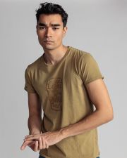 BROWN MEN'S T-SHIRT