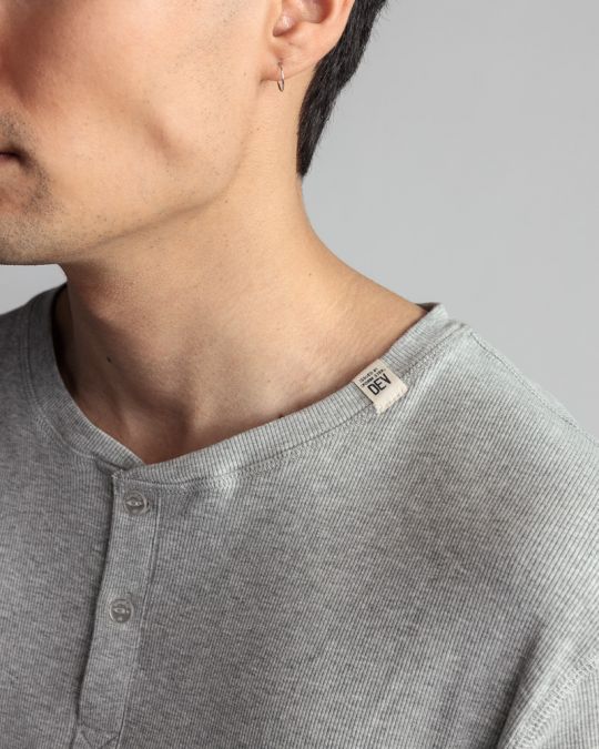 GREY MEN'S LONG-SLEEVE T-SHIRT 1D24SS4005LS3305