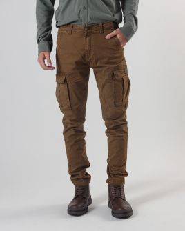 KHAKI FÉRFI VÁSZON NADRÁG 1D24FW1002LP6106