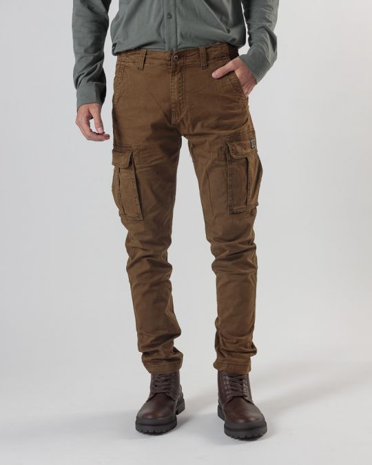 KHAKI FÉRFI VÁSZON NADRÁG 1D24FW1002LP6106