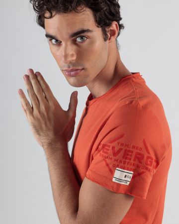 NARANCSSÁRGA FÉRFI RÖVID UJJÚ PÓLÓ 1D24FW4031SS0104