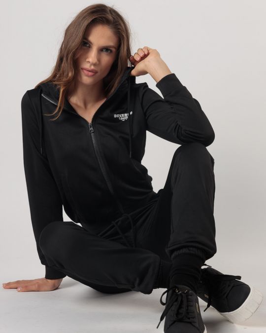 FEKETE NŐI CIPZÁRAS FELSŐ 2D24FW4581KA0701