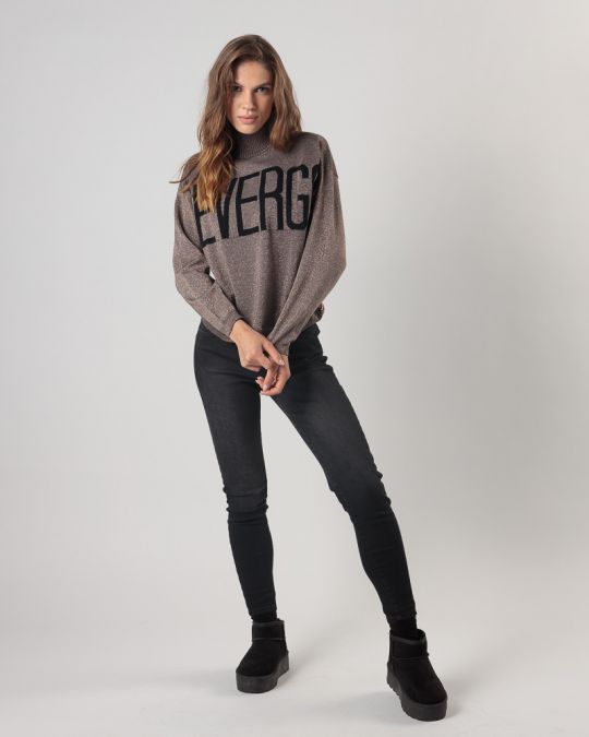 BARNA NŐI KÖTÖTT PULÓVER 2D24FW6526LS1101