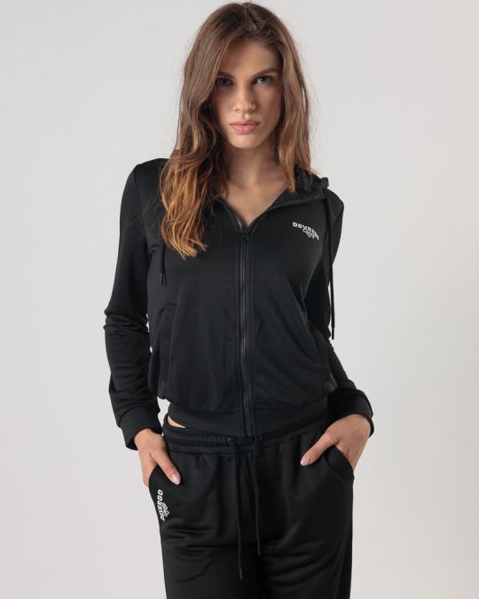 FEKETE NŐI CIPZÁRAS FELSŐ 2D24FW4581KA0701