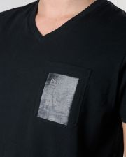 FEKETE FÉRFI RÖVID UJJÚ PÓLÓ