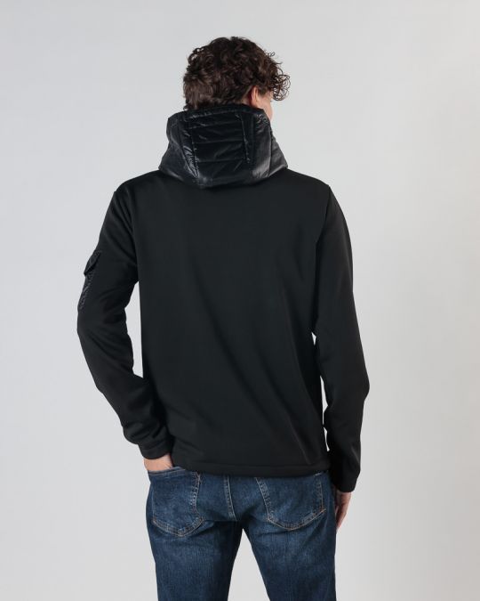 FEKETE FÉRFI ÁTMENETI KABÁT 1D24FW7016KA1201