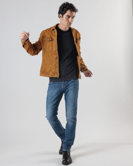 SÁRGA FÉRFI FARMER DZSEKI 1D24FW7017KA6106